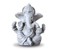 Zen Luz SBG Ganesh estatuilla de Piedra Gris de 8 x 6 x 12 cm