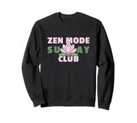 Zen Mode Sunday Club - Camiseta de Loto Consciente Sudadera