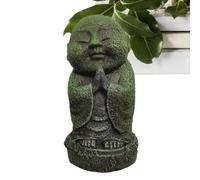 Zen Monk Figurine - Ceramic Material, Mini Buddha Sculpture, Medita