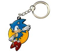 Zen Monkey Studios 'Leaping Sonic - Llavero clásico de Sonic The Hedgehog