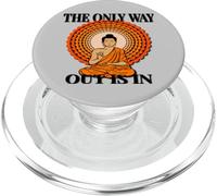 Zen Motivacional La única Salida es hacia Dentro y a PopSockets PopGrip para MagSafe
