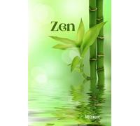 Zen notebook: Write down your peaceful thoughts in this simple zen journal with lined pages, nice zen gift