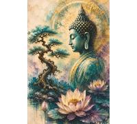Zen Notizbuch für Achtsamkeit - Meditation, innere Ruhe und persönliche Reflexion.: Spirituelles Notizbuch für Yoga, Entspannung, Dankbarkeit und bewusste Auszeiten, 160 Seiten liniert | Softcover.