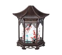Zen Pavilion Lantern, Adjustable Pagoda Lights, 160ML Double-Color Lighting, Traditional Night Lantern, Desktop Lamp for Office Living Room, Serene Lighting for Home Office Outdoor Decor