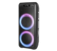 Altavoz portátil Bluetooth Zen Phoenix de 250W, 7H de batería, Luces LED RGB. Altavoz Grande con TWS, Aux in, USB, Entrada de micrófono, y micrófono inalámbrico, con Radio FM