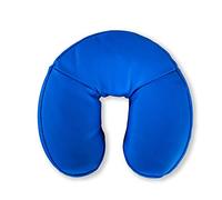 Zen - Reposacabezas Masaje Cama camillas - Reposacabezas para Masaje de Espuma Suave con Funda de imitación de Cuero - para cosmética, Fisioterapia y Tratamiento Azul Real