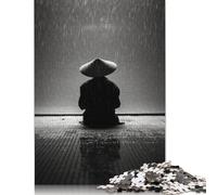 Zen Samurai Warrior Puzzles Imposible,desafío for Adults Entretenimiento Creativo 1000 Piezas Obra De Arte De Juego De para Adultos Y Niños Mayores De 12 Años 1000pcs (75x50cm)