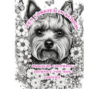 Zen Yorkies in Bloom: Magical Coloring Journey for Dog Lovers