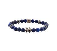 Zen-Z - Pulseras Karma Premium para claridad, tierra, vitalidad y sabiduría, S/M - Upto 18 cm, Buda Premium - Lapislázuli