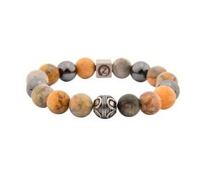 Zen-Z - Pulseras Karma Premium para claridad, tierra, vitalidad y sabiduría, S/M - Upto 18 cm, Karma Premium - Ónix de arena