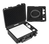 ZENACCE Funda rígida Impermeable Compatible con Starlink Mini, Funda de Transporte para Mini Plato Starlink, Soporte, Adaptador de Corriente, Adaptador de tubería, Cables y Otros Accesorios (Solo