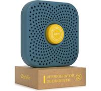 ZenAir Desodorante para refrigerador, eliminador de olores, desodorante para refrigerador más eficaz que el bicarbonato de sodio, ambientador de carbón activado para nevera y congelador, olor natural,