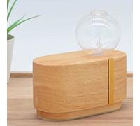 Zen'Aroma Difusor de Aceite Esencial por nebulización en frío Cimia, conserva Las virtudes de Las HE para aromaterapia, botón táctil, Madera FSC y Vidrio, iluminación LED y Funda de Transporte