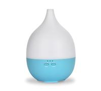 Zen'Aroma - Difusor ultrasónico de aceites Esenciales Syros (hasta 40 m²) - Difusión en frío para aromaterapia - Modo Continuo o alternado - Iluminación configurable