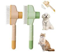Zenbrush Avatore Zenbrush - Peine para gatos, elimina el pelo y alivia el dolor, cepillo de aseo autolimpiante para mascotas, depilación de perros y gatos con botón de liberación, para masajear y