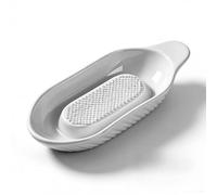 Zencantorous Rallador de Cerámica, Rallador de Manzanas, Rallador de Frutas, Lavable en Lavavajillas, Trituración Rápida, para Jengibre, Ajo, Zanahorias, Ideal para Cocina Doméstica, Blanco