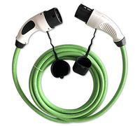 ZENCAR 6m Cable de Carga Tipo 2- Tipo 2 vehículos eléctricos Tipo 3-Fases 32A 22kW Bolsa de Transporte Compatible con GLE500e, EQC, E-Tron, 3/S/X/Y, ID.3, i3, ZOE, Kona, Leaf, I-Pace, 330e/530e etc.