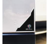 ZENCIX 2 Pegatinas Anticolisión Esquinas Puerta de Coche, Pegatinas Protectoras contra Arañazos, Accesorios Decoración Exterior, para Alfa Romeo Giulietta GT 159 147 156 Mito Brera Giulia F1