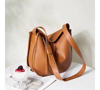 Zency, bolso grande marrón para mujer, bolso de moda para chicas de cuero suave, bolso de hombro de diseñador de lujo, bolso Hobo de gran capacidad, bolso 2025 Beige