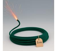 ZENDA CLUB - Broca lenta VISCO 2 mm - 5 metros - Combustion 1 cm/segundo - Fusible retardador de encendido - Cable de encendido para luces de artificio