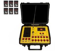 zenda Club - Sistema de tiro de fuegos de artificio inalámbrico de 24 canales - modelo lujo - mando a distancia 500 m - carcasa impermeable - tiro secuencial 0.1s/0.4s - compatible con E-Match y