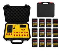 zenda club® Sistema de tiro pirotécnico inalámbrico de 24 canales para fuegos de artificio y efectos pirotécnicos - 6 receptores de 4 vías - Alcance 500 m - 433 MHz