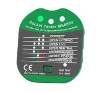ZenEarth - Probador de salida para productos de conexión a tierra y puesta a tierra: detector de fallos simple de tierra y cableado para un bienestar seguro.