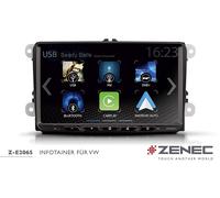 ZENEC Z-E2065 Radio Coche Receptor multimedia compatible con VW Jetta VI 16 (...