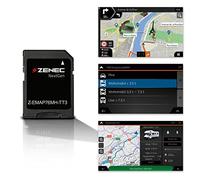 ZENEC Z-EMAP76MH-TT3 - Tarjeta Micro SDHC con Navegación Autocaravana para ZENEC Infotainer Z-E3776, Z-N975 y Z-N976, Mapas 3D para Europa, Camping P.O.I. para autocaravanas, TMC