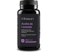 Aceite de Lavanda - Con Aceites de Lavanda, Mandarina y Cáñamo Ecológicos, Vitamina E - 120 Cápsulas Blandas, Fórmula Avanzada para Relajación y Equilibrio Interior - Zenement