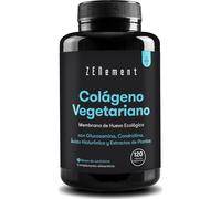 Colágeno Vegetariano de Membrana de Huevo Ecológica - Fuente Natural de Glucosamina, Ácido Hialurónico y Condroitina, con Extractos Botánicos - Para Articulaciones y Piel - 120 Cápsulas Vegetarianas