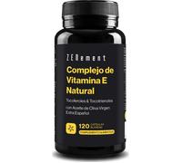 Zenement Complejo Vitamina E Natural con Aceite de Oliva Virgen Extra – 120 cápsulas blandas