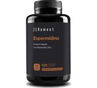 Espermidina - 6 mg por Cápsula con Vitamina B1 y Zinc - Alta dosis - 120 Cápsulas Veganas - Extracto 100% Natural de Germen de Trigo - Sin Aditivos, Sin OGM - Zenement