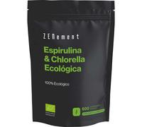 Espirulina y Chlorella Ecológica - 600 Comprimidos - Pared Fraccionada