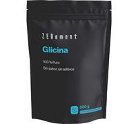 Glicina en Polvo 500 g - 3000 mg/Dosis - 100% Pura, sin Aditivos - Zenement