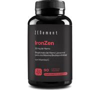 Zenement – Suplemento Bisglicinato de Hierro Liposomal 30 mg con Vitamina C – 90 cápsulas veganas