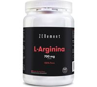 L-Arginina 700 mg por cápsula vegana - Forma Libre, Aminoácido Puro y Uso Versátil en la Síntesis de Proteínas - sin Gluten, sin Lactosa y sin Soja - 360 Cápsulas para 3 Meses - Zenement
