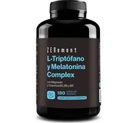 Zenement L-Triptófano con Melatonina, Magnesio y vitaminas B3, B5 y B6 – 180 cápsulas veganas