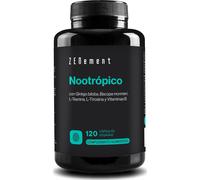 Zenement Nootrópico Natural - Para memoria y concentración - Ginkgo, Bacopa, Tirosina - 120 cápsulas
