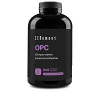 OPC Extracto de Semilla de Uva 95% OPC Puro - 1007 mg de Extracto de Semilla de Uva Concentrado - Fuente de Antioxidantes Naturales - 240 Cápsulas Veganas - Sin Aditivos ni Alérgenos - Zenement