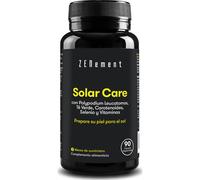 Solar Care, con Polypodium leucotomos, Té Verde, β-Caroteno, Licopeno, Luteína, Selenio y Vitamina C, D y E, 90 Cápsulas Vegetarianas | Prepara la piel para el bronceado | Vegetariano | Zenement