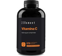 Zenement Vitamina C 1000 mg – 270 comprimidos (9 meses) – 1 tableta al día – Veganos