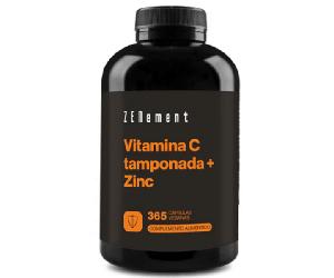 ZENement Vitamina C Tamponada + Zinc 365 Cápsulas Veganas