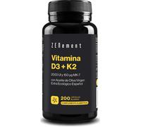 Zenement Vitamina D3 2000 ui + K2 150 μg 200 Perlas