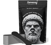 ZENESSY Tiras nasales (30 unidades) - Antironquidos extra fuertes y alivio de la congestión nasal - Respira mejor, duerme más profundo - Tiras de nariz cómodas y sin drogas para hombres y mujeres