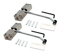 zeng Cierrapuertas de resorte, cierrapuertas automático ajustable de acero inoxidable para uso residencial/comercial, cierrapuertas montado en superficie de acero inoxidable (bm1-2pcs)