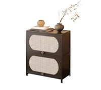 Zeng25liangOu-12 Aparador Multiusos Aparador/estantería esquinera pequeña, Mueble de almacenaje pie for salón con cajones 60 cm