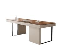 Zeng25liangOu-12 Espacioso Escritorio Minimalista Moderno con cajones y Patas de Acero al Carbono, Escritorio Lujo for Oficina en casa Escritorio de Juegos(XXL)