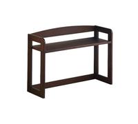 Zeng25liangOu-12 estantes de Esquina Capacidad Grande del Estante Almacenamiento Minimalista de la Oficina en casa Madera Abierto Mesa Unidades de visualización(Pequeño)