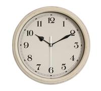 Zeng25liangOu-12 Fácil de Leer Reloj de Pared nórdico Vintage de 11 Pulgadas con Cubierta de Vidrio, Funciona con Pilas y sin tictac.(Khaki)